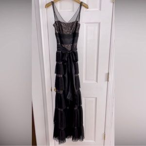 BCBG Lace Ruffle Dress